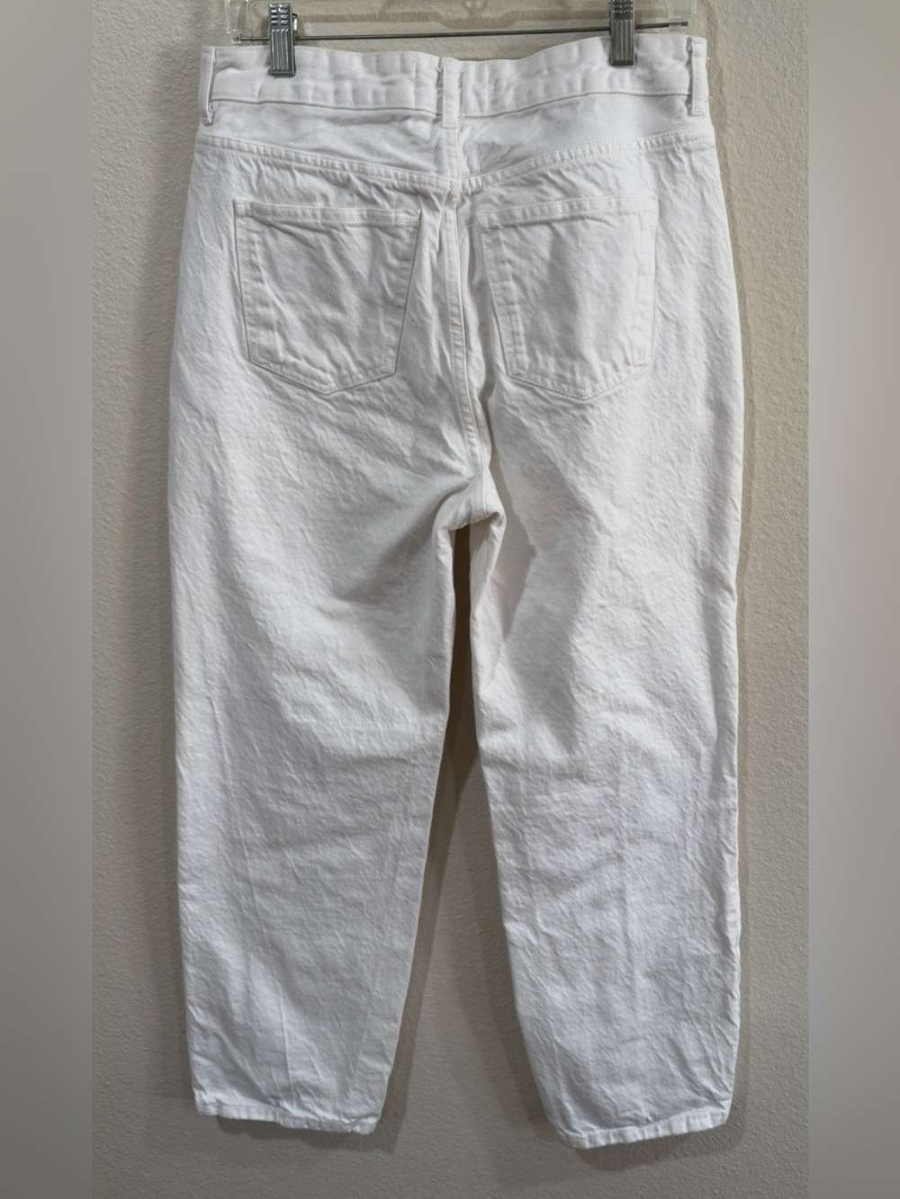 Zara‎ White Denim Jeans size 8 - Picture 3 of 3